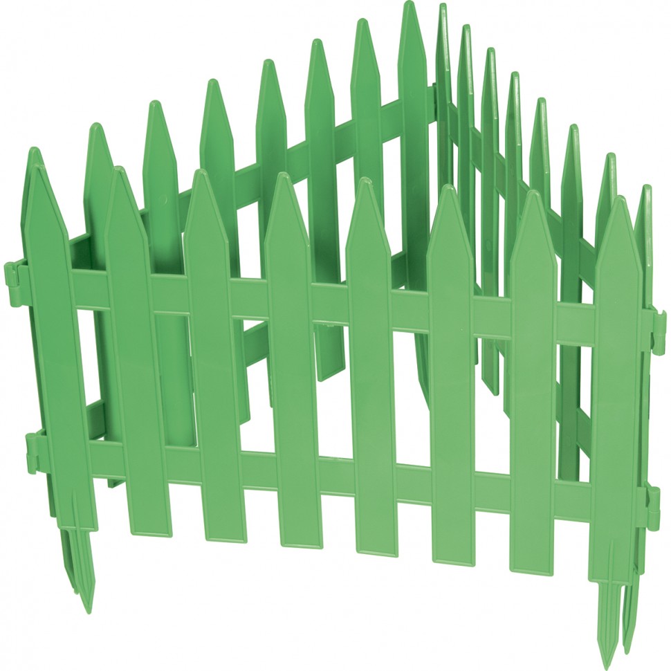 Забор декоративный "Рейка" 28 х 300 см, зеленый PALISAD 65005