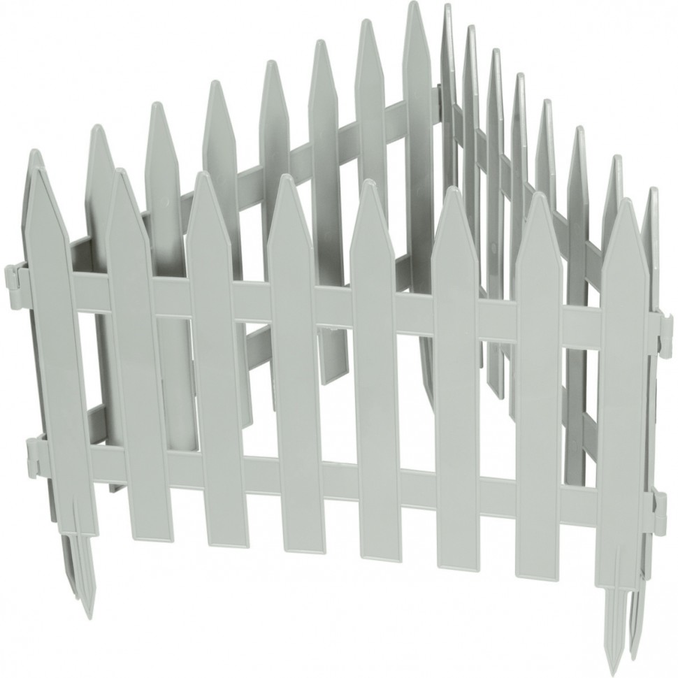 Забор декоративный "Рейка" 28 х 300 см, белый PALISAD 65004