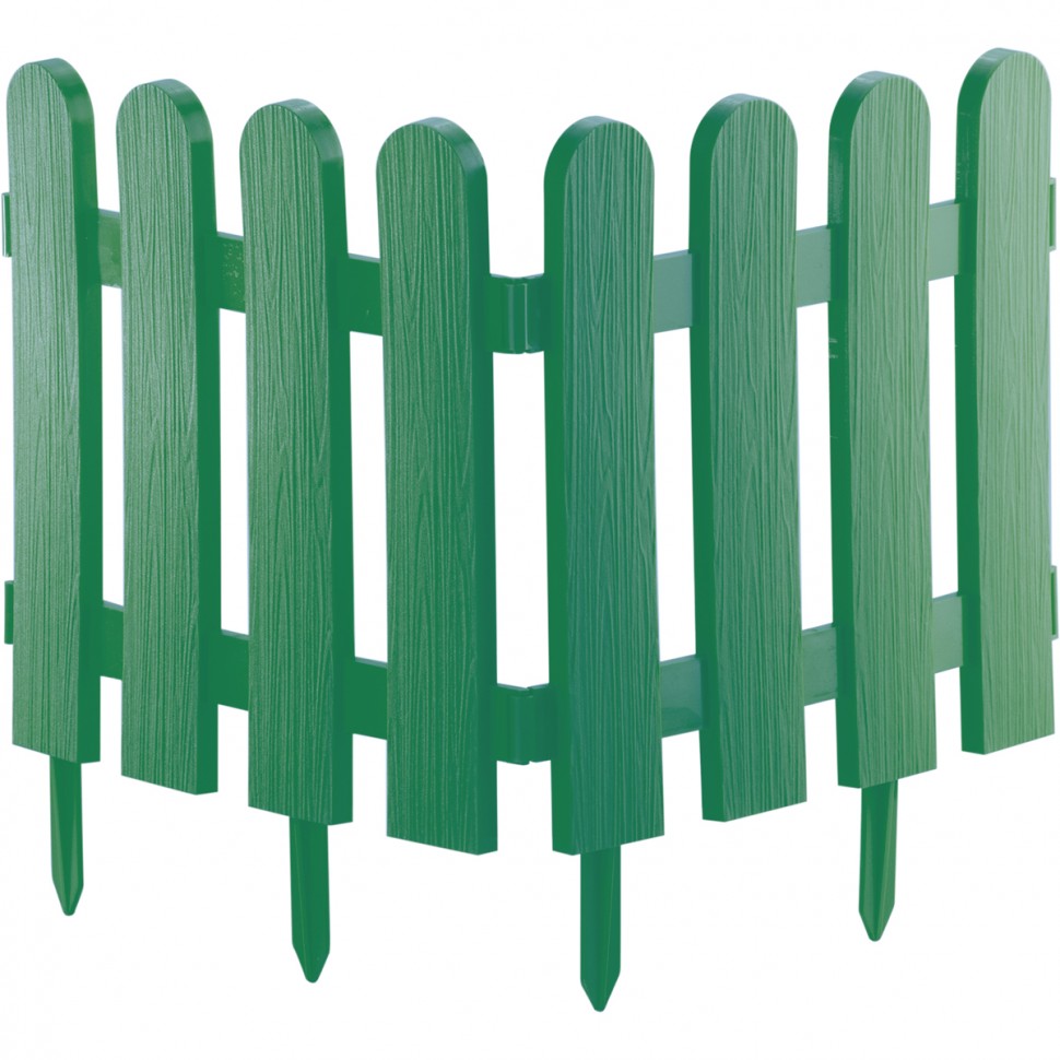 Забор декоративный "Классика" 29 х 224 см, зеленый PALISAD 65003