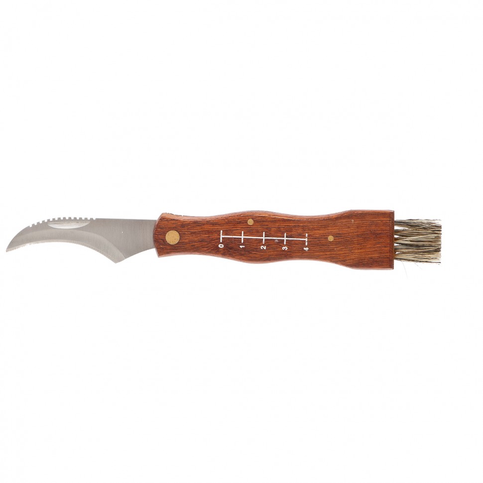 Нож грибника большой, деревянная рукоятка PALISAD 79005