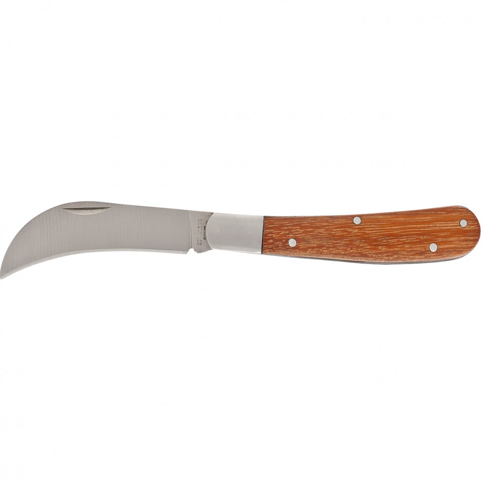 Нож садовый, 170 мм, складной, изогнутое лезвие PALISAD 79001 ― PALISAD