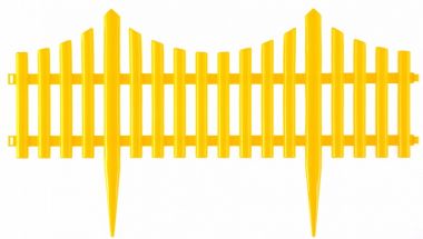 Забор декоративный "Гибкий", 24х300 см, желтый, Россия PALISAD 65016 ― PALISAD