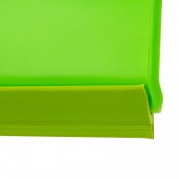 Набор: совок с кромкой 330 x 225 мм и щетка-сметка 285 мм, зеленый, Home PALISAD 933115