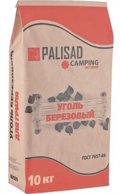Уголь березовый, 10 кг, Россия Camping PALISAD 69539 ― PALISAD